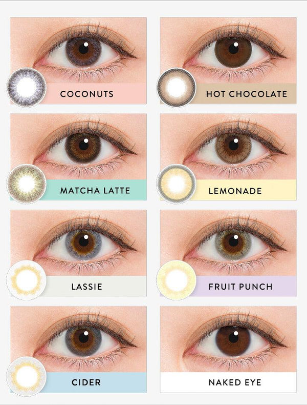 N's Collection Matcha Latte Hazel (10pk) Colored Contacts Circle Lenses - EyeCandys